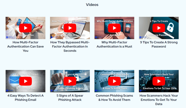 Free Security Awareness Training (SAT) Videos