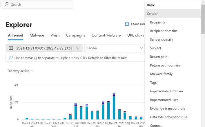 MDO Explorer: investigating email threats