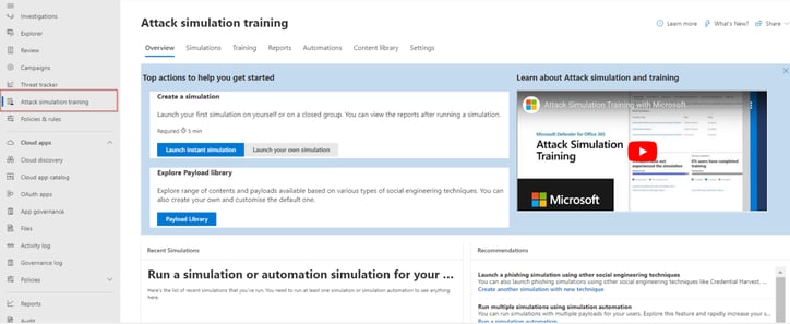 MDO: Attack simulation training