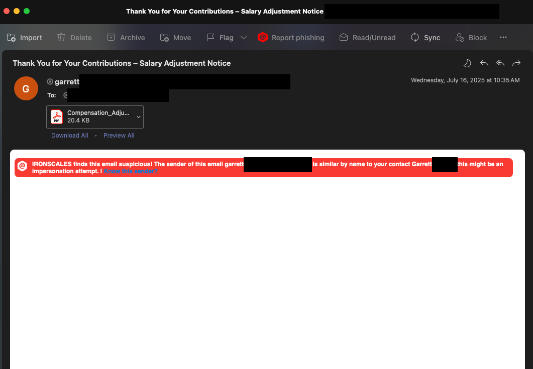 M365 Direct Send Example Attack