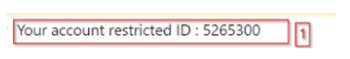 account restricted ID