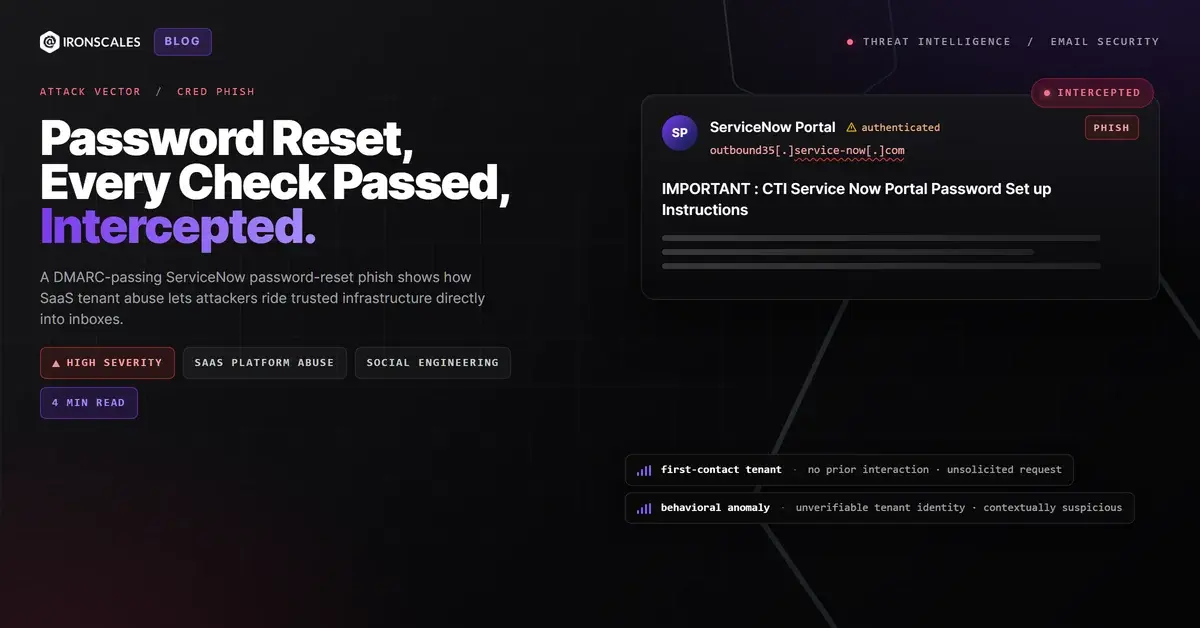 The Password Reset That Passed Every Security Check