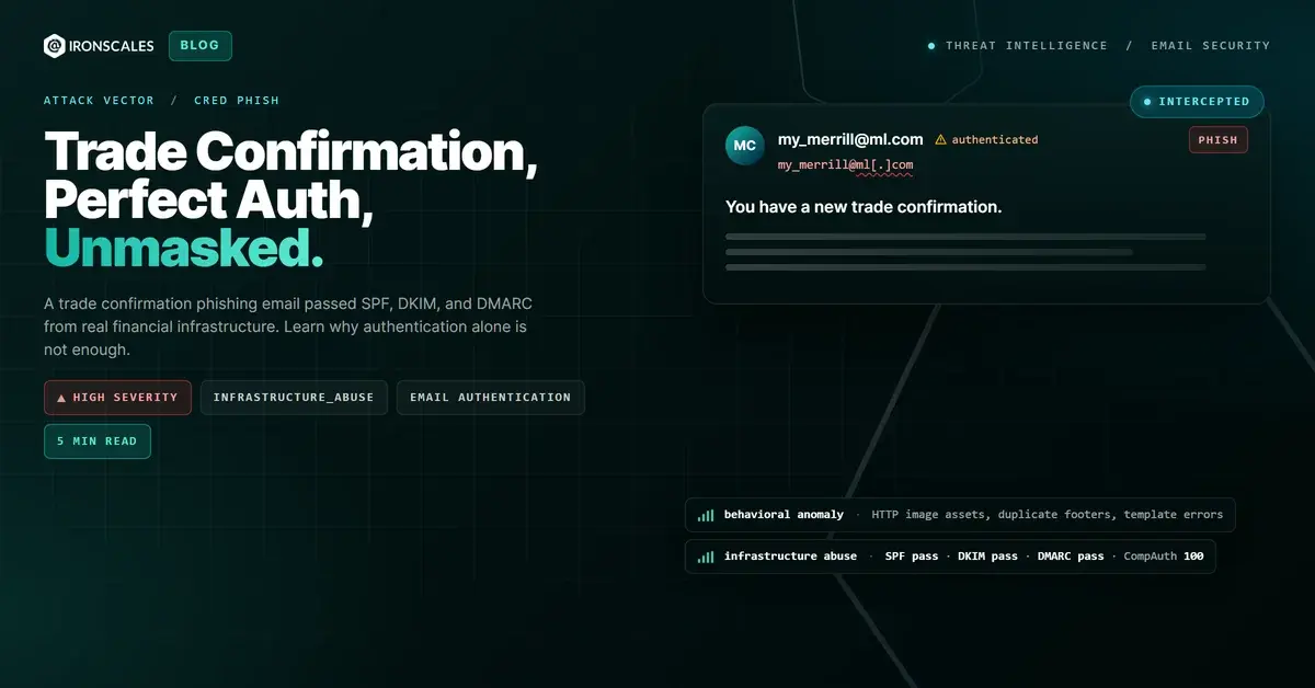 The Trade Confirmation That Passed Every Authentication Check