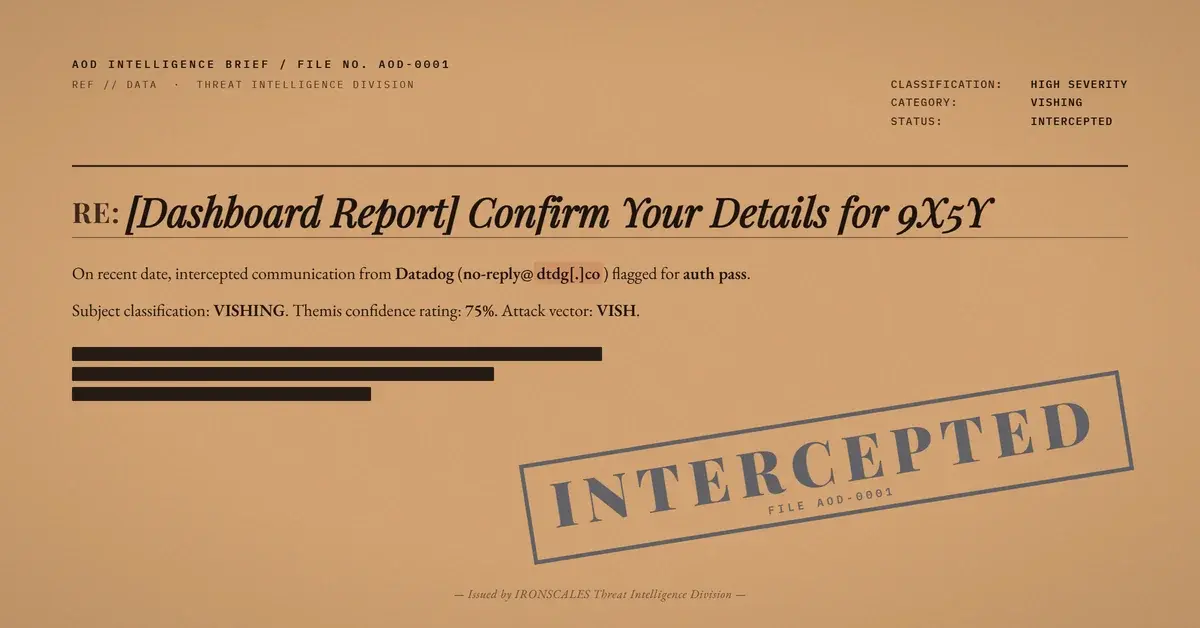 A Real Datadog Report, a Fake Bill, One Phone Number
