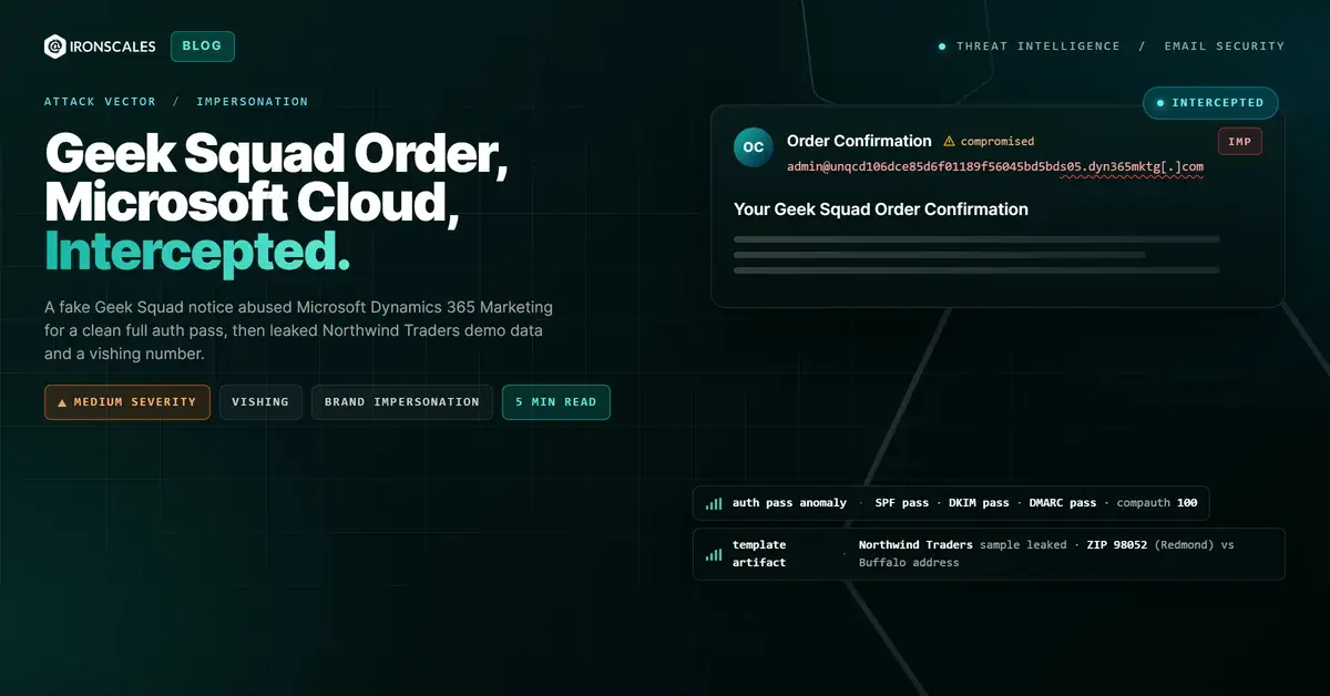 Geek Squad Never Sent This. Microsoft's Cloud Did