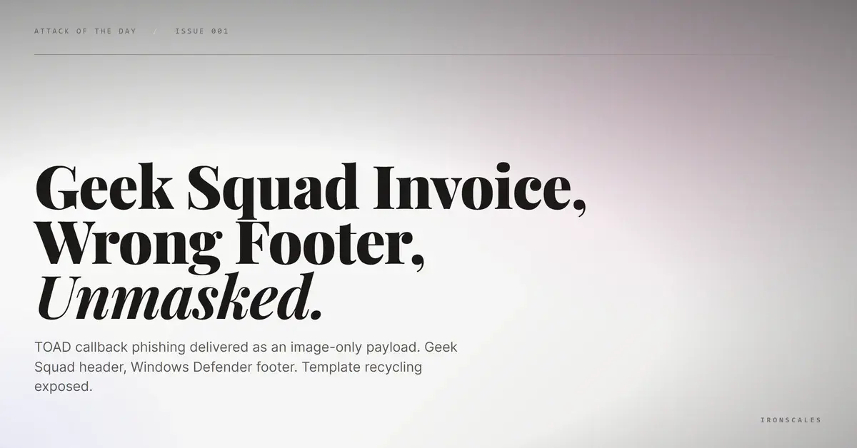 The Geek Squad Invoice That Forgot Which Brand It Was Pretending to Be
