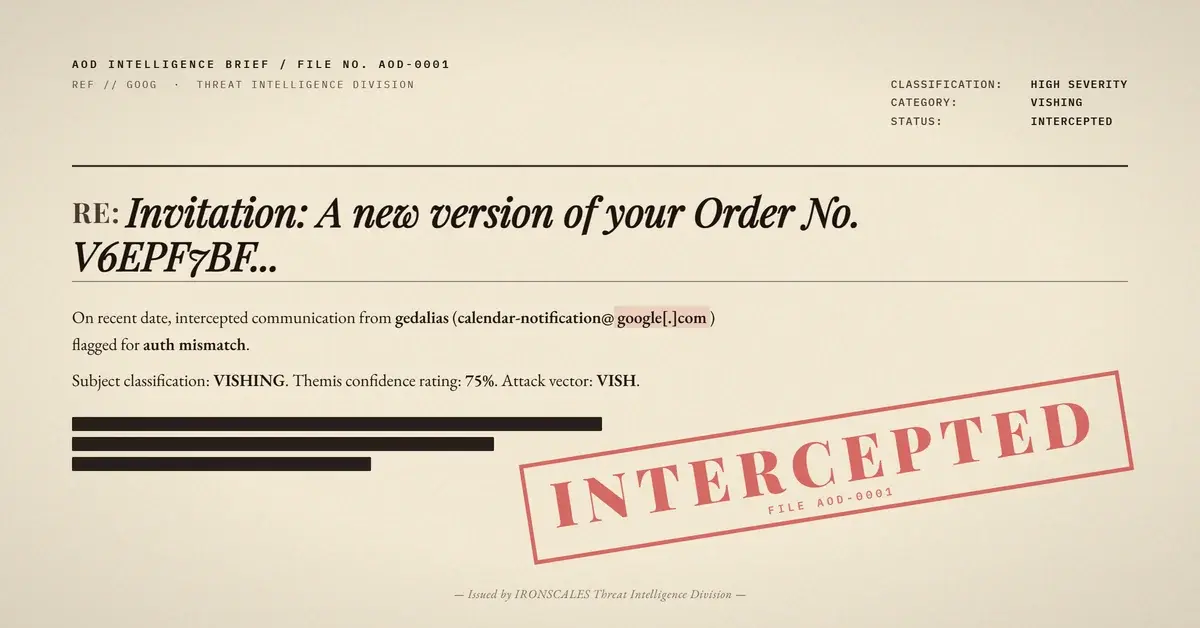 The Calendar Invite Google Signed for the Attacker