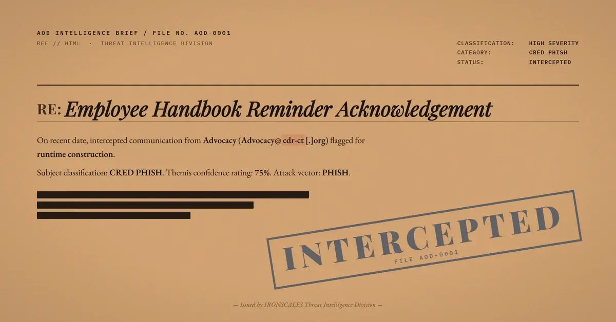 The Employee Handbook That Built Its Own Links at Runtime