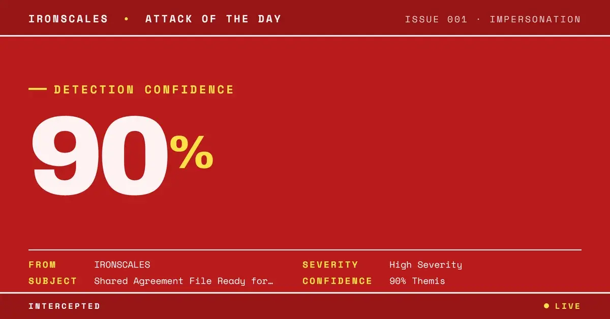Cloning the Defender: How Attackers Weaponized IRONSCALES Branding Against a Security Company's Own Inbox