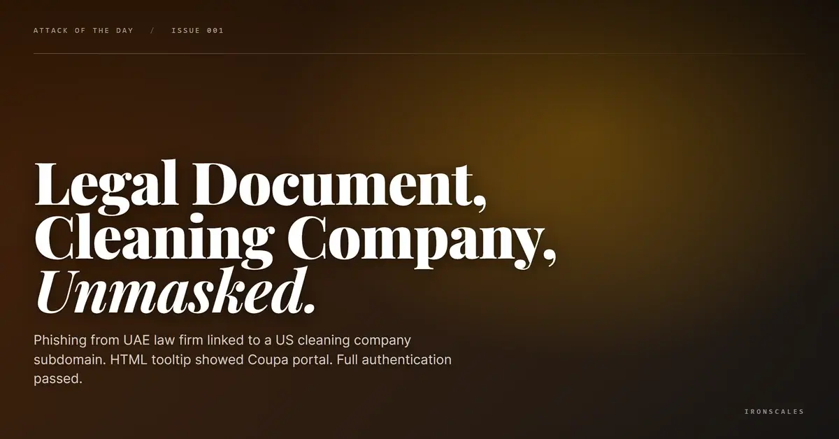 The Law Firm Document That Linked to a Cleaning Company