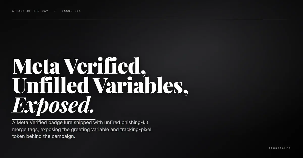The Meta Verified Scam That Forgot to Fill In the Blanks