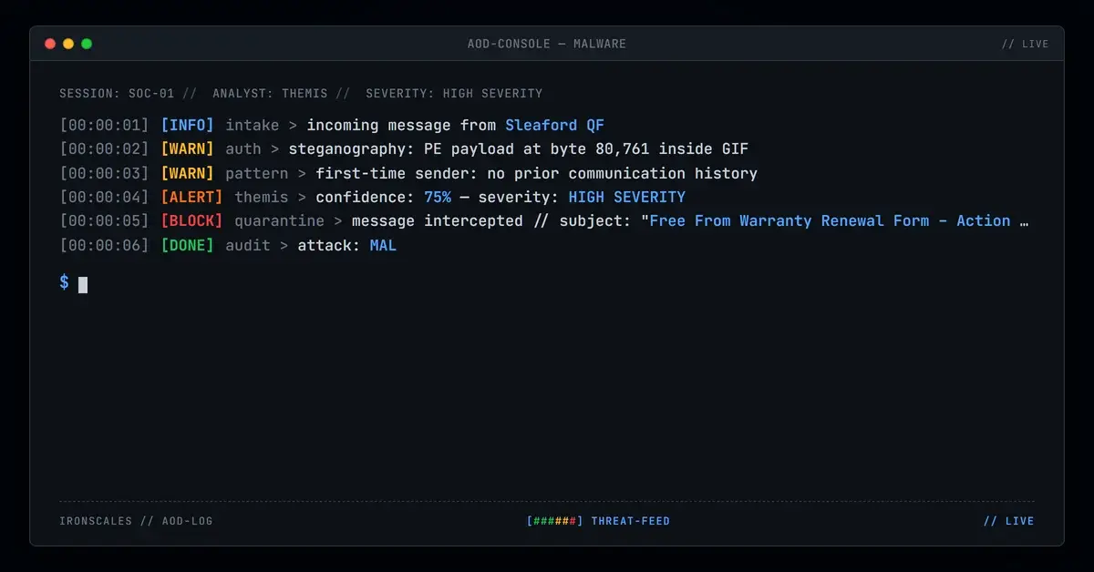 The Warranty Form With a Windows Executable Hidden Inside a GIF