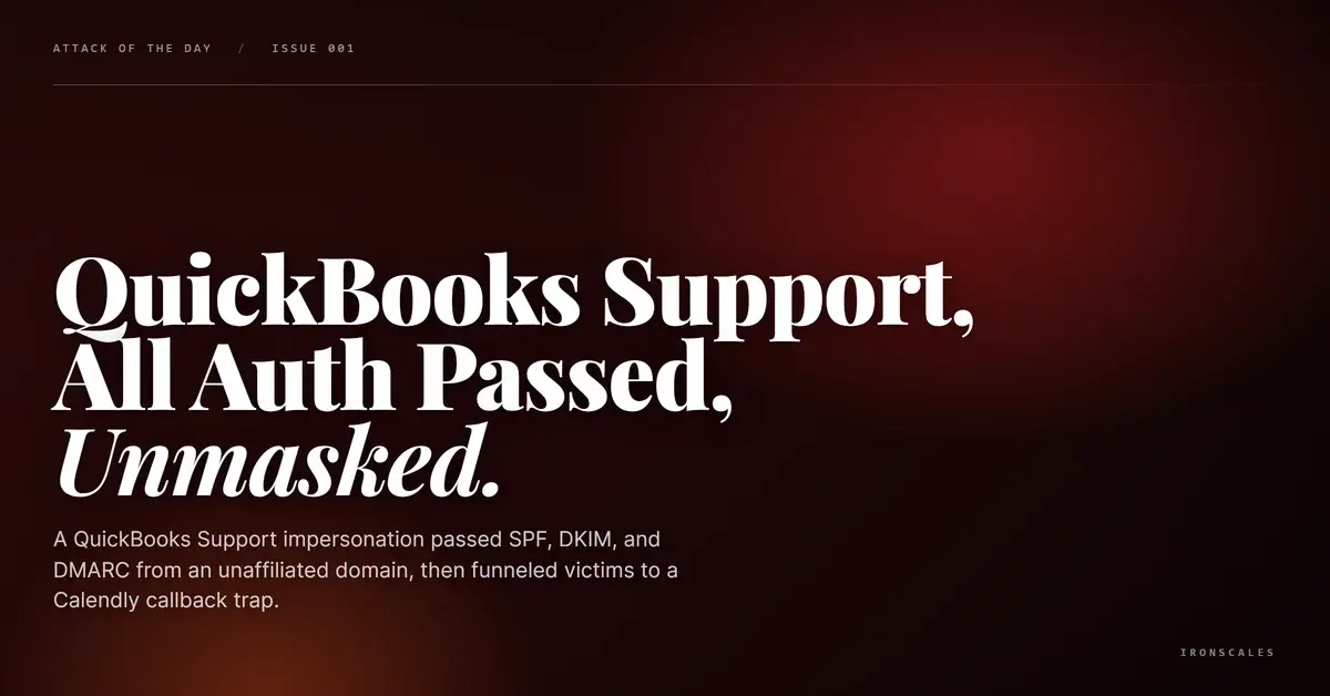 The QuickBooks Email That Passed Every Auth Check