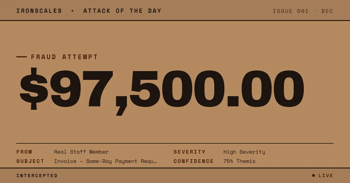 DKIM and DMARC Passed. The $97,500 Wire Was Fraud.