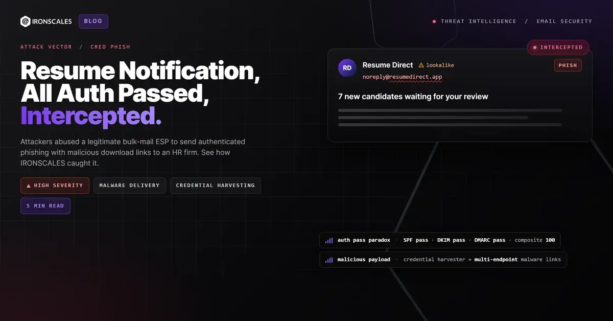 The Resume Notification That Passed Every Auth Check and Still Delivered Malicious Links