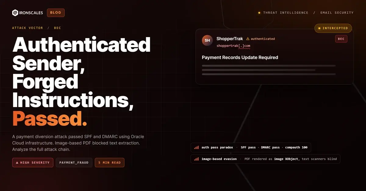Authenticated Sender, Forged Instructions: How a Remittance Update Passed Every Check