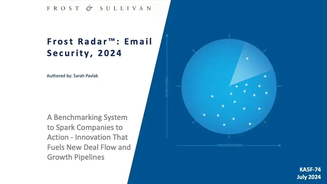 Thumbnail Front and Sullivan Frost Radar for Email Security